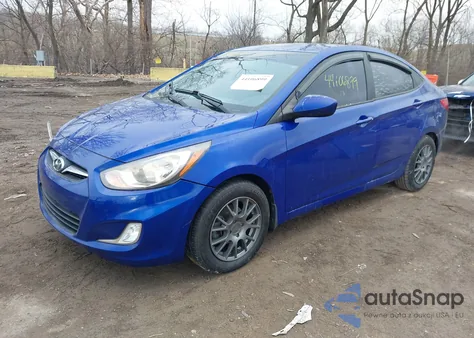 2012 Hyundai Accent Gls из США, поврежденный, VIN KMHCU4AE8CU150675